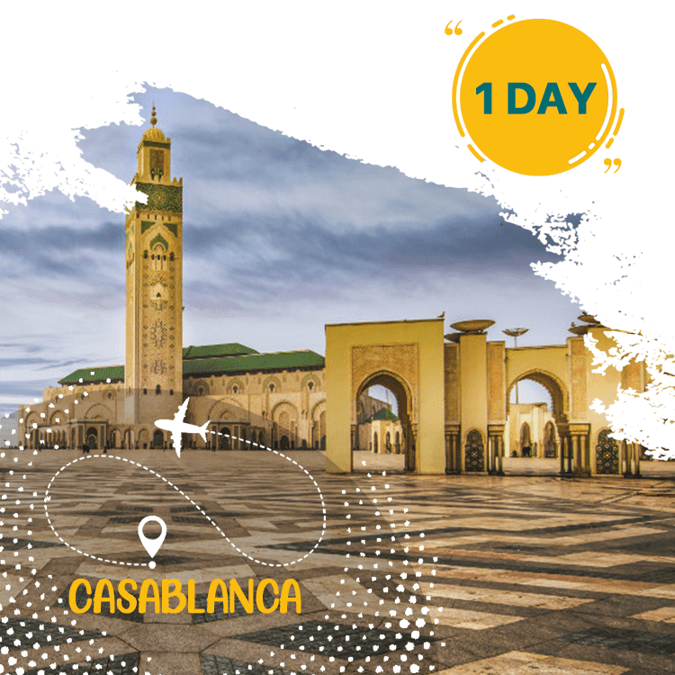 Full day trip from Fez to Casablanca